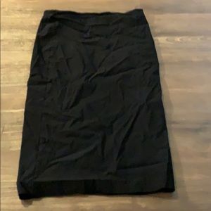 Black pencil skirt
